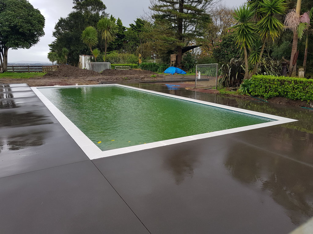 New Concrete around Swimming Pool